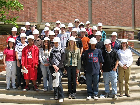 Students who participated in the 2010 Engineering Career Day